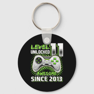 Porte-clés 11e Anniversaire Joueur 11 Anniversaire Amusant An