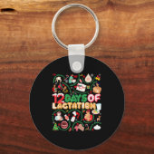 Porte-clés 12 Day Of Ibclc Lactation Consultant Breastfeeding (Recto)
