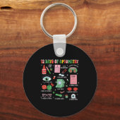 Porte-clés 12 Days Of Optometry Christmas Eye Doctor Optometr (Recto)