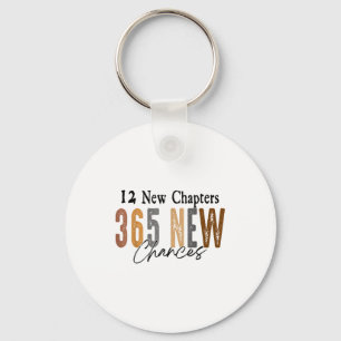 Porte-clés 12 nouveaux chapitres 365 nouvelles chances Famill