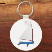 Porte-clés 12 Pied Voile Dinghy (Recto)