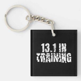 Porte-clés 13.1 dans l'entraînement demi-marathon courir le m