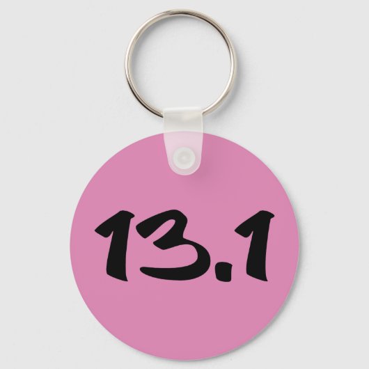 Porte-clés 13,1 Semi-marathon (Recto)