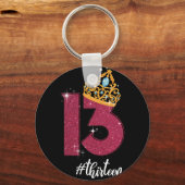 Porte-clés 13 ans Adolescent officiel 13e anniversaire Cadeau (Recto)