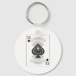 Porte-clés 13 de Spades: Carte de lecture :