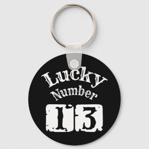 Porte-clés 13 - Lucky Numéro 13 Chuck