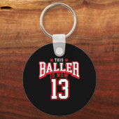 Porte-clés 13e anniversaire Bysketbyll Lover 13 ans Anniversa (Recto)