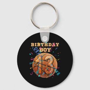 Porte-clés 13e anniversaire garçon Ado 13 ans de basket-ball