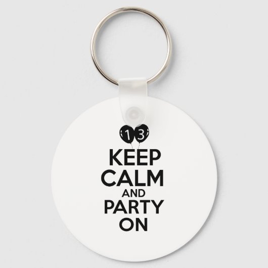 Porte-clés 13ème anniversaire de conception (Recto)