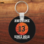 Porte-clés 13th Birthday Sketll Fan 13 Years Old Official Tee (Recto)