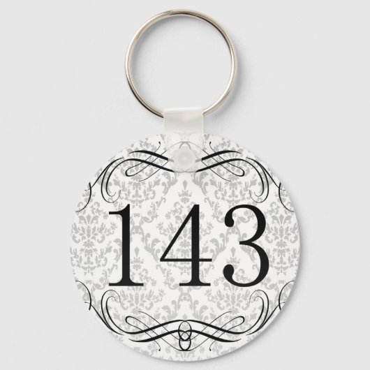 Porte-clés 143 Indicatif régional (Recto)