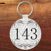 Porte-clés 143 Indicatif régional (Recto)