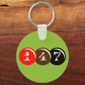 Porte-clés 147 balles de snooker (Recto)