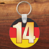 Porte-clés 14 Gold ALLEMAGNE (Recto)