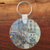 Porte-clés 14 juillet, rue Daunou par Childe Hassam (Recto)