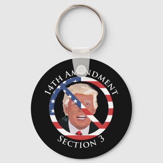 Porte-clés 14e amendement anti-Trump (Recto)