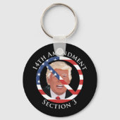 Porte-clés 14e amendement anti-Trump (Verso)