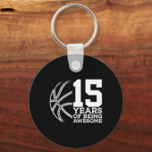 PORTE-CLÉS 15 ANS D'ÊTRE UN BASKETBALL IMPRENABLE 15E ANNIVER (Recto)