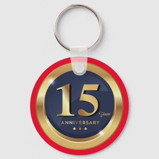 Porte-clés 15e anniversaire de mariage (Recto)
