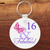 Porte-clés 16 Et Fabuleux anniversaire (Recto)