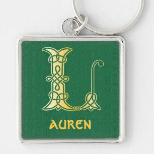 Porte-clés 16e siècle Celtic Knot Capitale décorative L