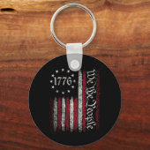 Porte-clés 1776 Drapeau Constitution Fête de l'Indépendance A (Recto)