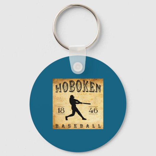 Porte-clés 1846 Hoboken New Jersey Baseball  (Recto)