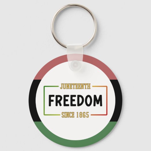 Porte-clés 1865, 1865, fête de la liberté noire (Recto)