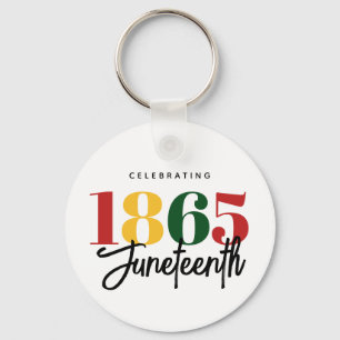 Porte-clés 1865 Liberté Célébration de l'histoire noire