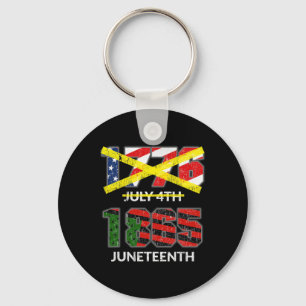 Porte-clés 18 juin 1865 - Pas le 4 juillet 1776 Indépendance