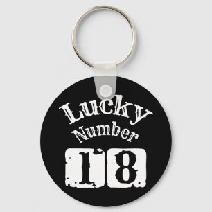 Porte-clés 18 - Lucky Numéro 18 Chuck