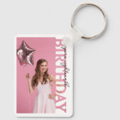 Porte-clés 18th Birthday Photo college Party  (Verso)