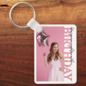 Porte-clés 18th Birthday Photo college Party  (Recto)