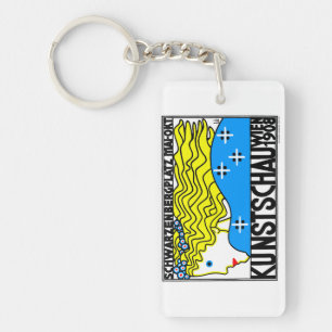 Porte-clés 1908 Vienne Art Nouveau Salon Art Nouveau Maiden