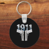 Porte-clés 1911 Handgun Pro Gun 2nd Amendment Gift (Recto)