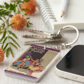 Porte-clés 1923 Couverture de la feuille de théâtre d'Al Jols (Devant droit)