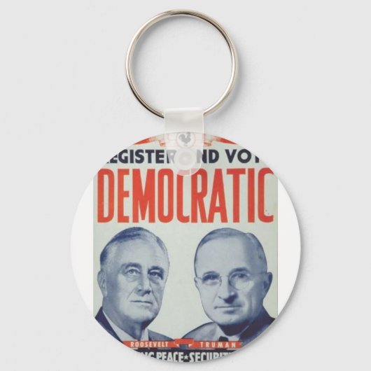 Porte-clés 1944 Roosevelt - Truman (Recto)