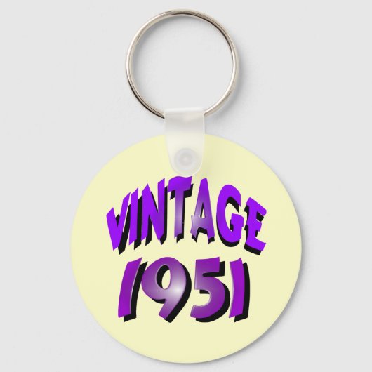 Porte-clés 1951 vintage (Recto)