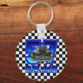 Porte-clés 1957 Porte - clé Chevy Belair. (Recto)