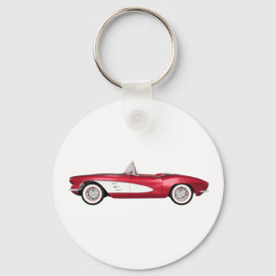 Porte-clés 1961 Corvette C1 : Candy Apple Finish :
