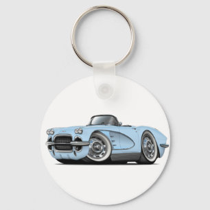 Porte-clés 1962 Corvette Lt Blue Convertible