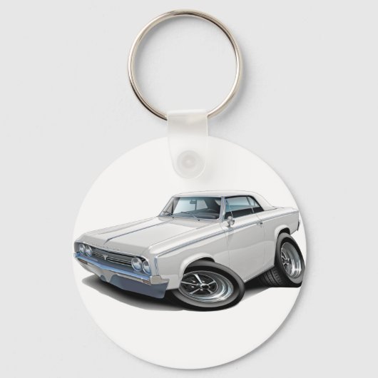 Porte-clés 1964-65 Cutlass White Car (Recto)