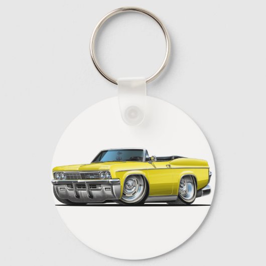 Porte-clés 1965-66 Impala Yellow Convertible (Recto)