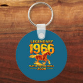 Porte-clés 1966 Année Cheval de Feu 60ème (Recto)
