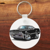 Porte-clés 1966 Olds Cutlass Black Car (Recto)