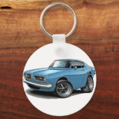 Porte-clés 1967-69 Barracuda Lt Blue Car (Recto)