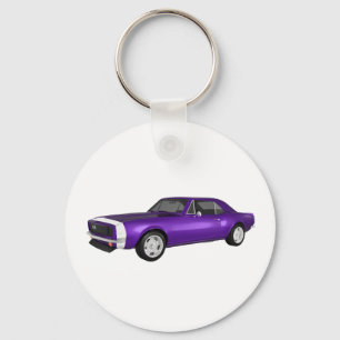 Porte-clés 1967 Camaro SS: Fin violette : Modèle 3D: