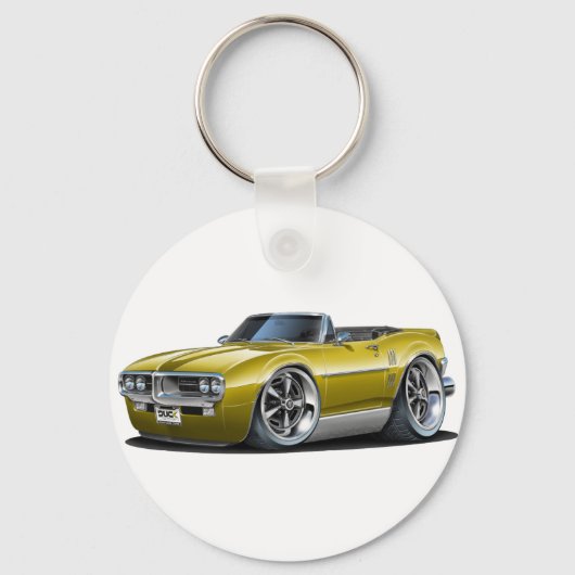 Porte-clés 1967 Firebird Gold Convertible (Recto)