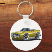 Porte-clés 1967 Firebird Gold Convertible (Recto)