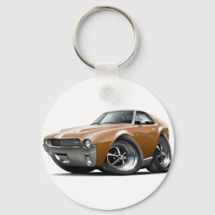 Porte-clés 1968-69 voiture Brun-Blanche d'AMX